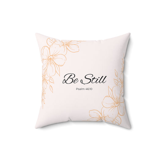 Inspirational Floral Throw Pillow