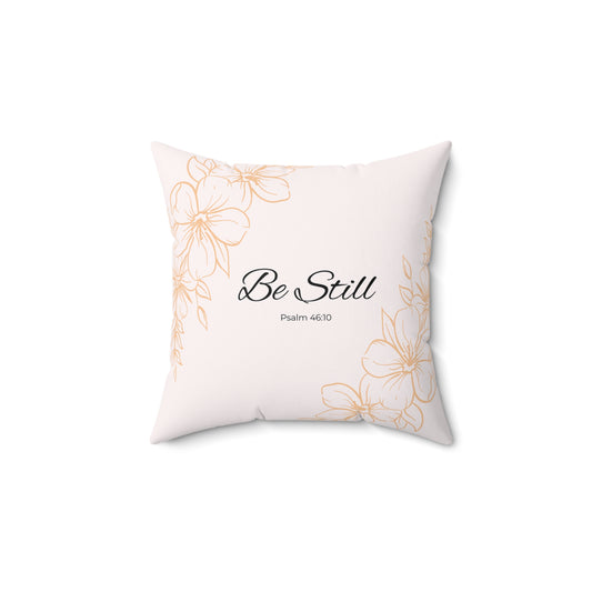 Inspirational Floral Throw Pillow